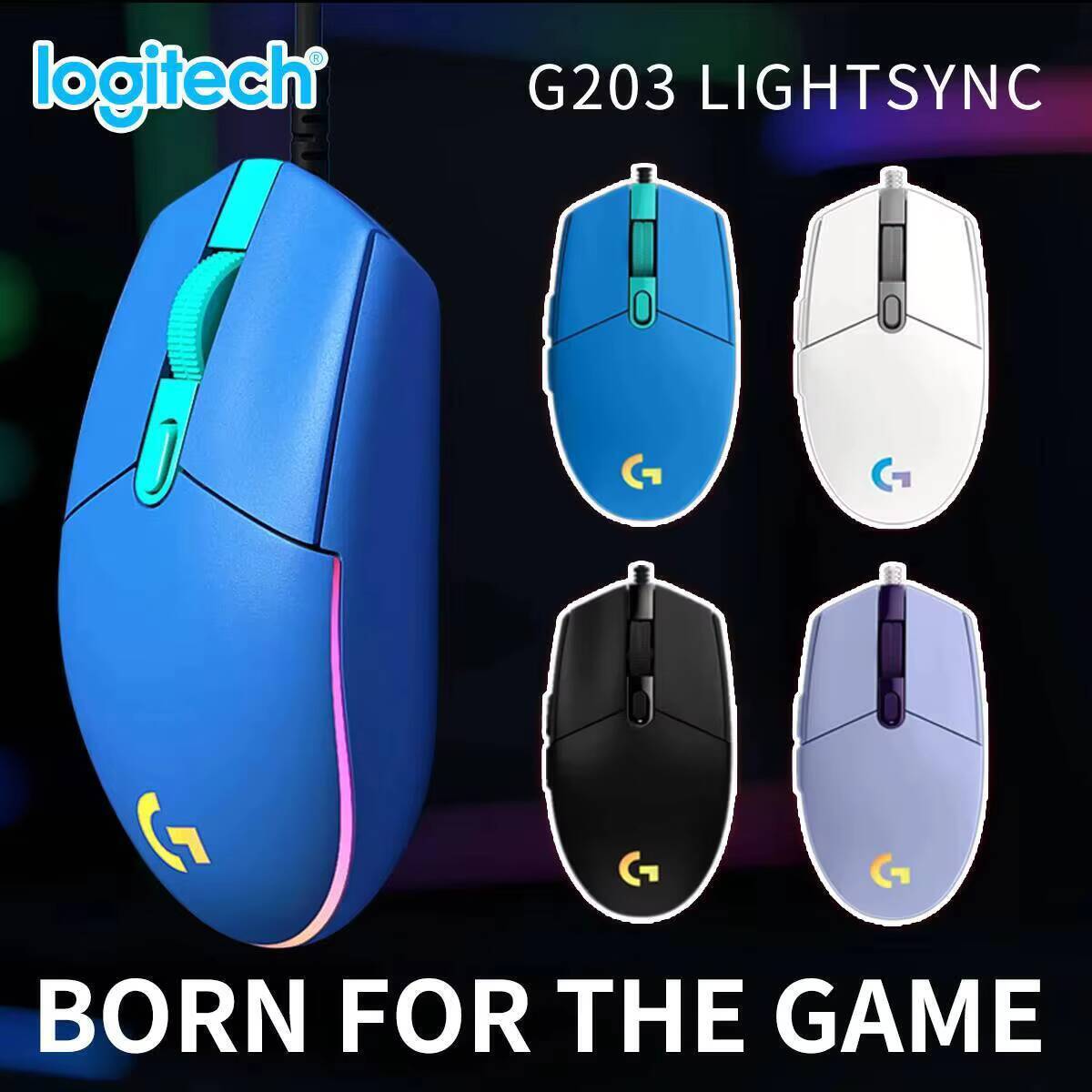 Logitech G203 Wired RGB Gaming - Logitech Mouse G203 recension och pris
