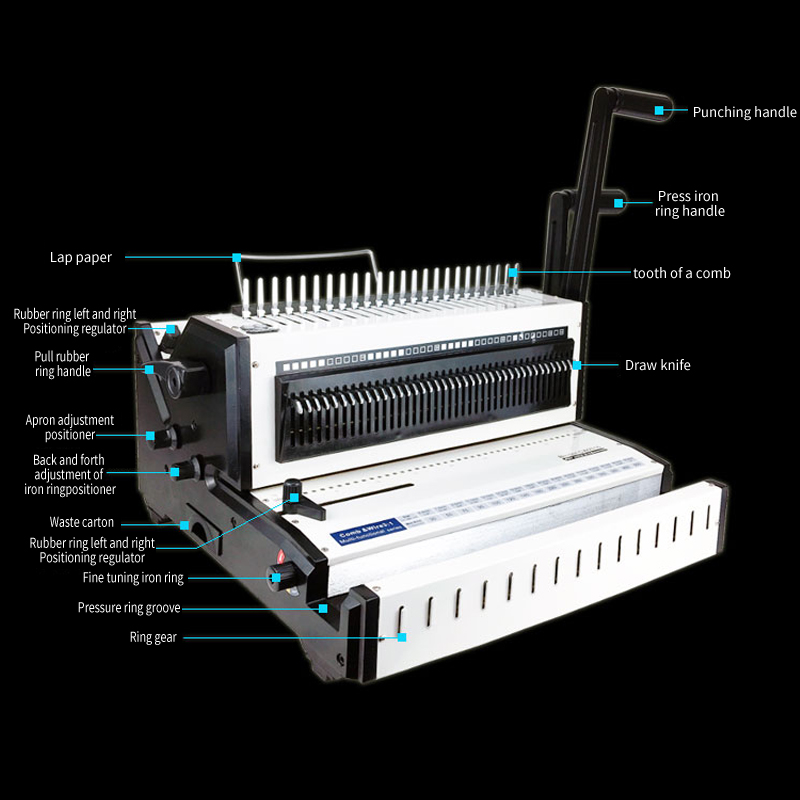 3 in 1 Binding  Machine Wire O - Binding Machine Comb recension och pris
