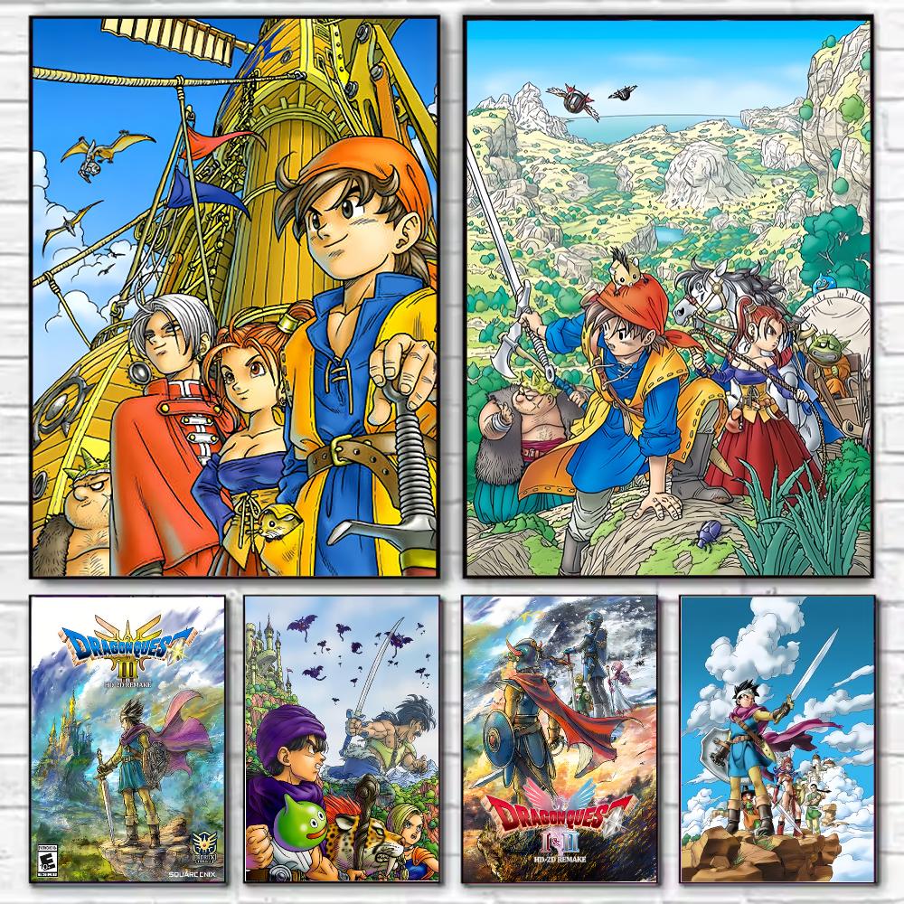 Game D-Dragon Q-Quest Poster S - Office Quest recension och pris