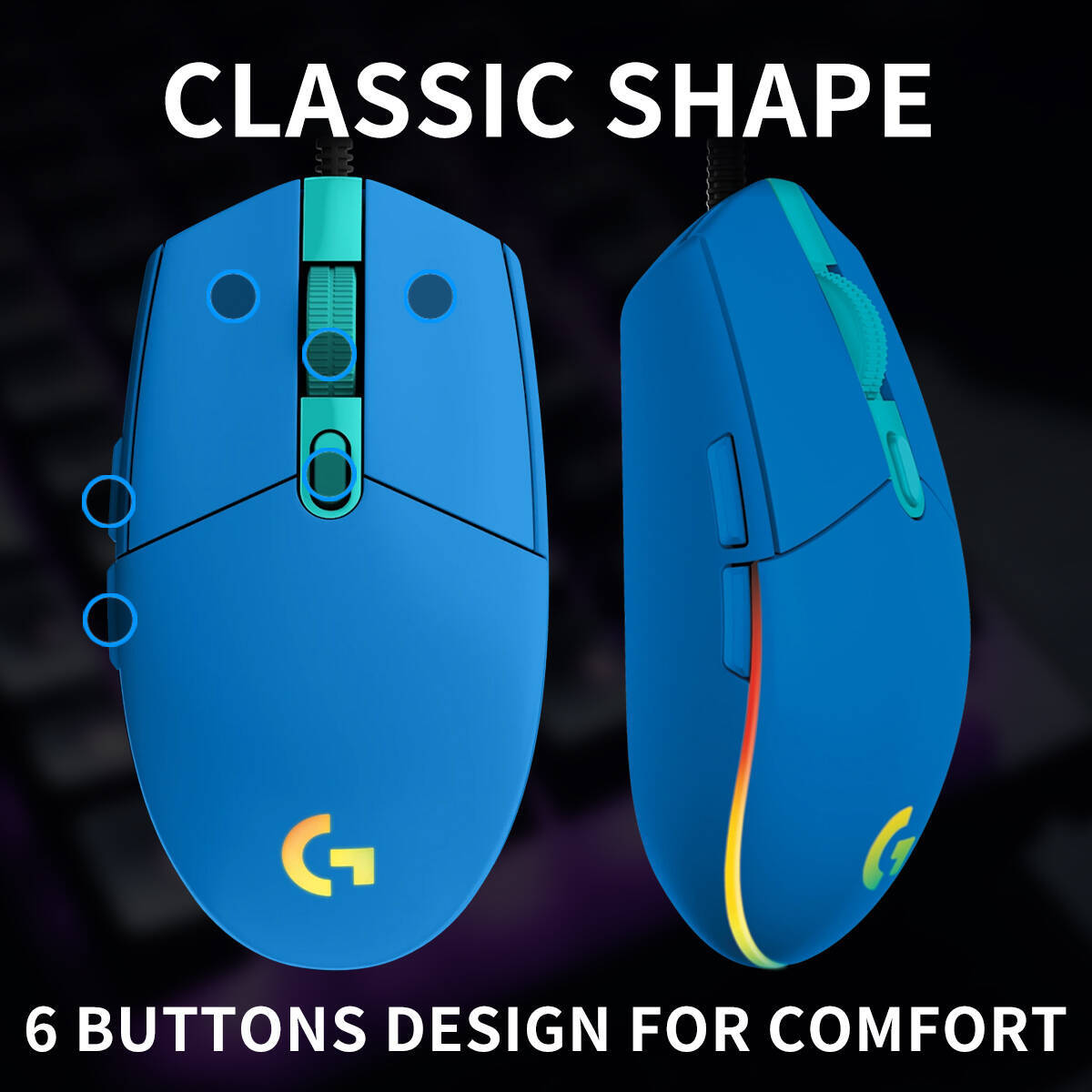 Logitech G203 Prodigy RGB Wire - Logitech Mouse G203 recension och pris