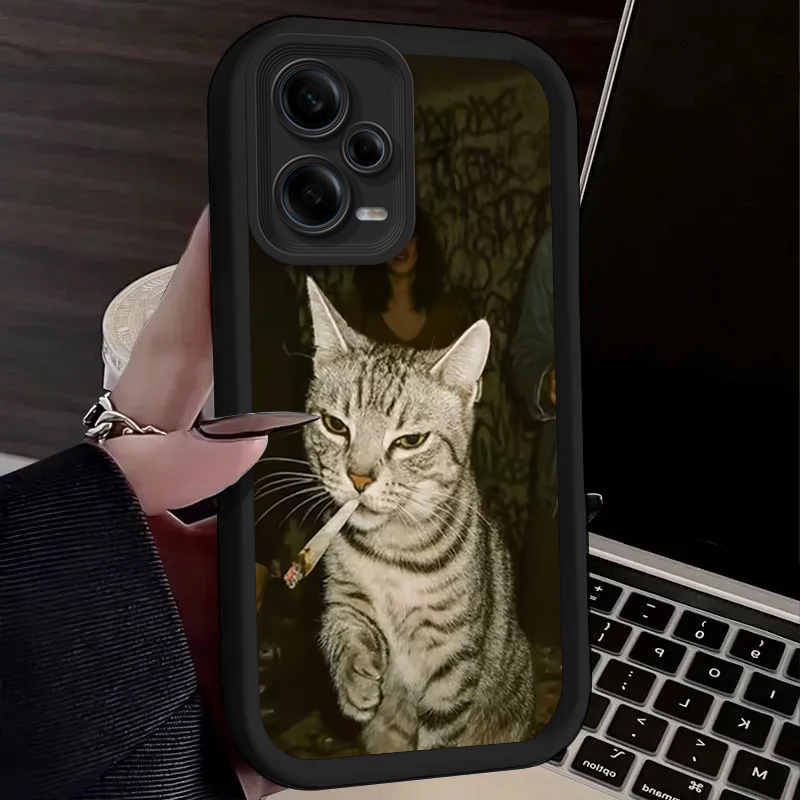 Trendy Cat Smoking Phone Case  - Receipt Printer Thermal recension och pris